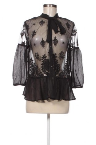 Γυναικείο πουκάμισο VILA, Μέγεθος L, Χρώμα Μαύρο, Τιμή 14,08 €