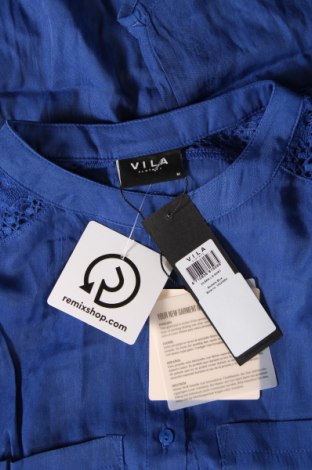 Γυναικείο πουκάμισο VILA, Μέγεθος M, Χρώμα Μπλέ, Τιμή 13,14 €