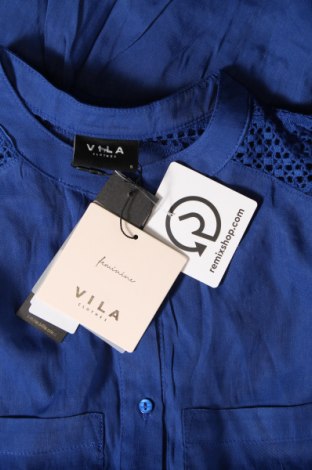 Дамска риза VILA, Размер S, Цвят Син, Цена 25,22 лв.