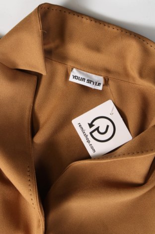 Γυναικείο πουκάμισο Your Style, Μέγεθος XL, Χρώμα Καφέ, Τιμή 4,08 €