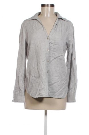 Дамска риза Zara, Размер M, Цвят Сив, Цена 12,15 лв.