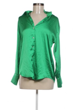 Γυναικείο πουκάμισο Zara, Μέγεθος XS, Χρώμα Πράσινο, Τιμή 7,52 €