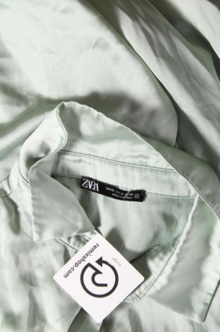 Дамска риза Zara, Размер XL, Цвят Зелен, Цена 18,90 лв.