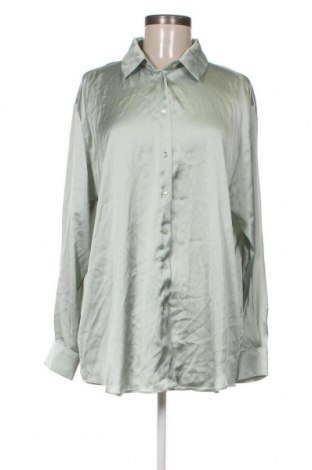 Γυναικείο πουκάμισο Zara, Μέγεθος XL, Χρώμα Πράσινο, Τιμή 6,68 €