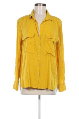 Дамска риза Zara, Размер L, Цвят Жълт, Цена 16,20 лв.
