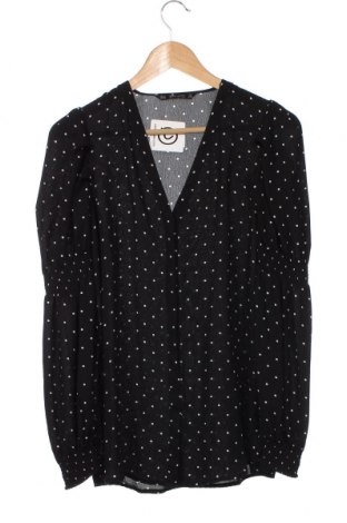 Дамска риза Zara, Размер XS, Цвят Черен, Цена 14,61 лв.