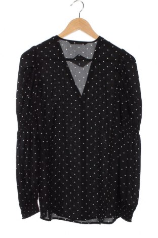 Дамска риза Zara, Размер XS, Цвят Черен, Цена 8,12 лв.