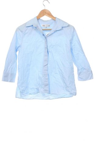 Γυναικείο πουκάμισο Zara, Μέγεθος M, Χρώμα Μπλέ, Τιμή 9,19 €