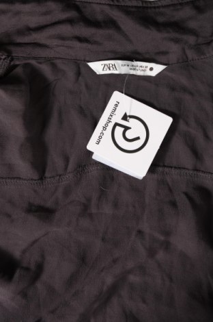 Дамска риза Zara, Размер M, Цвят Сив, Цена 20,24 лв.