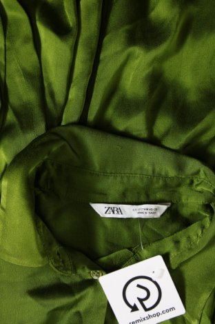 Dámska košeľa  Zara, Veľkosť M, Farba Zelená, Cena  13,81 €