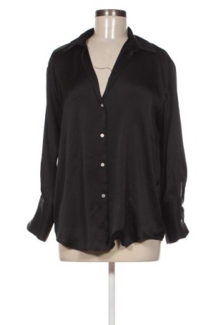 Дамска риза Zara, Размер M, Цвят Черен, Цена 16,42 лв.