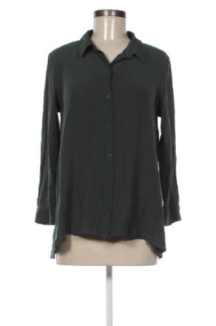 Дамска риза Zara Trafaluc, Размер M, Цвят Зелен, Цена 14,85 лв.