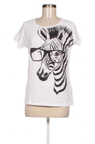Damen T-Shirt, Größe M, Farbe Weiß, Preis 5,43 €
