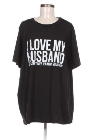 Γυναικείο t-shirt, Μέγεθος XXL, Χρώμα Μαύρο, Τιμή 4,82 €