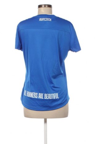 Γυναικείο t-shirt Adidas, Μέγεθος L, Χρώμα Μπλέ, Τιμή 25,89 €