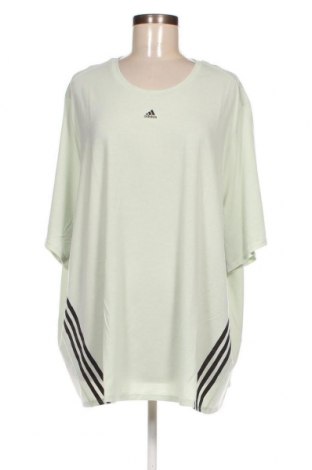 Damen T-Shirt Adidas, Größe 4XL, Farbe Grün, Preis 27,81 €
