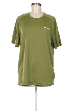 Γυναικείο t-shirt Adidas, Μέγεθος L, Χρώμα Πράσινο, Τιμή 8,40 €