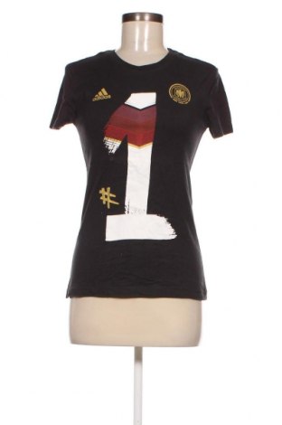 Γυναικείο t-shirt Adidas, Μέγεθος S, Χρώμα Μαύρο, Τιμή 16,70 €
