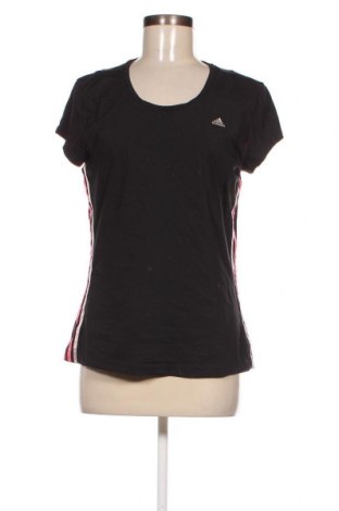 Γυναικείο t-shirt Adidas, Μέγεθος L, Χρώμα Μαύρο, Τιμή 16,70 €