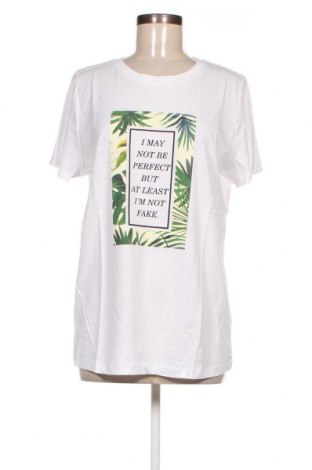 Γυναικείο t-shirt Aniston, Μέγεθος XL, Χρώμα Λευκό, Τιμή 10,82 €