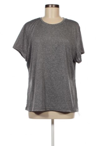 Γυναικείο t-shirt Athletic Works, Μέγεθος XXL, Χρώμα Γκρί, Τιμή 6,65 €