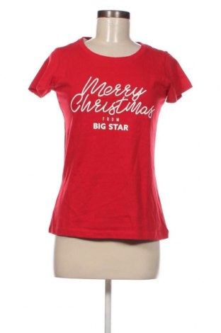 Γυναικείο t-shirt Big Star, Μέγεθος S, Χρώμα Κόκκινο, Τιμή 4,69 €
