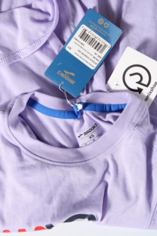 Damen T-Shirt Brooks, Größe XS, Farbe Lila, Preis 8,35 €