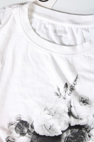 Γυναικείο t-shirt BumBum, Μέγεθος L, Χρώμα Λευκό, Τιμή 8,00 €
