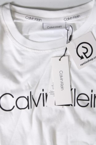Damen T-Shirt Calvin Klein, Größe L, Farbe Weiß, Preis € 39,69