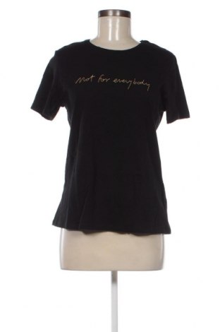 Γυναικείο t-shirt Camaieu, Μέγεθος L, Χρώμα Μαύρο, Τιμή 6,49 €
