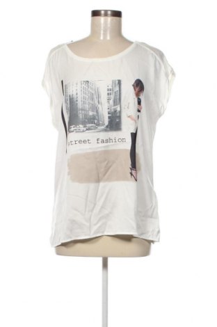 Γυναικείο t-shirt Camaieu, Μέγεθος L, Χρώμα Λευκό, Τιμή 6,49 €