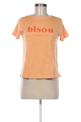Γυναικείο t-shirt Camaieu, Μέγεθος S, Χρώμα Πορτοκαλί, Τιμή 6,49 €