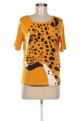 Γυναικείο t-shirt Camaieu, Μέγεθος M, Χρώμα Κίτρινο, Τιμή 6,49 €