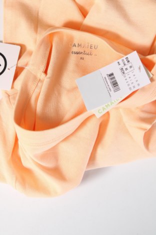 Γυναικείο t-shirt Camaieu, Μέγεθος XS, Χρώμα Πορτοκαλί, Τιμή 10,82 €