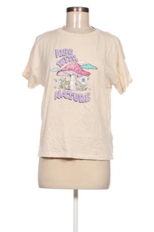 Γυναικείο t-shirt Clockhouse, Μέγεθος M, Χρώμα Εκρού, Τιμή 8,04 €