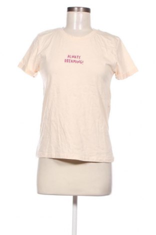 Damen T-Shirt Clockhouse, Größe M, Farbe Beige, Preis 5,43 €