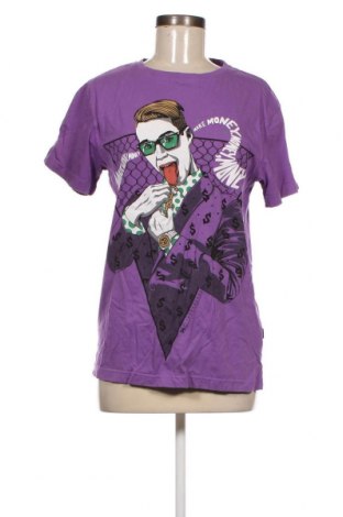 Γυναικείο t-shirt Cropp, Μέγεθος S, Χρώμα Βιολετί, Τιμή 4,91 €