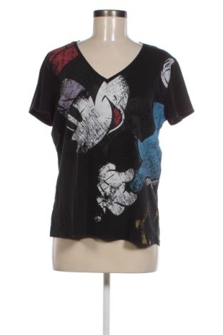 Γυναικείο t-shirt Desigual, Μέγεθος L, Χρώμα Πολύχρωμο, Τιμή 19,18 €