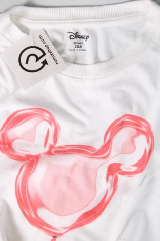 Damen T-Shirt Disney, Größe XXS, Farbe Weiß, Preis 7,00 €
