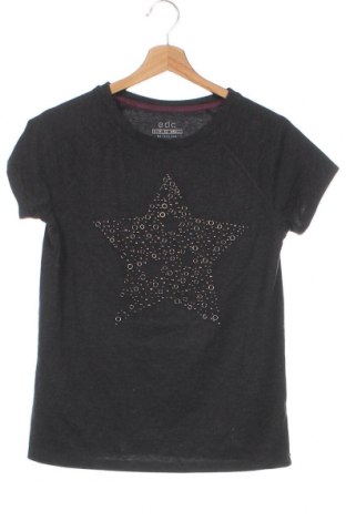 Γυναικείο t-shirt Edc By Esprit, Μέγεθος XXS, Χρώμα Γκρί, Τιμή 4,80 €