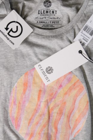 Γυναικείο t-shirt Element, Μέγεθος XS, Χρώμα Γκρί, Τιμή 18,56 €