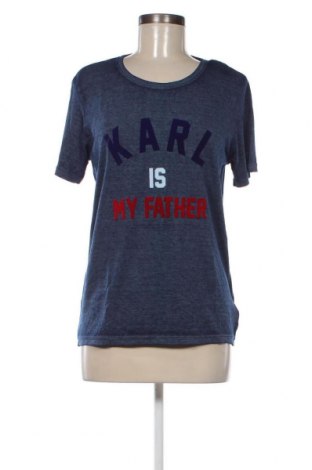 Γυναικείο t-shirt Eleven Paris, Μέγεθος M, Χρώμα Μπλέ, Τιμή 22,27 €