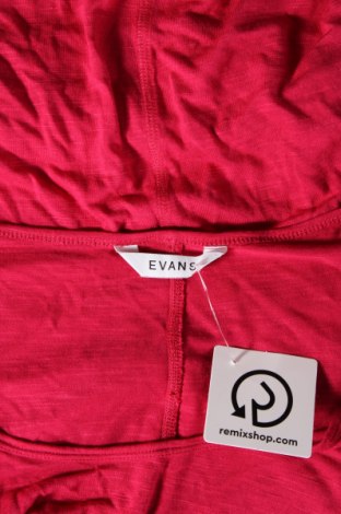 Дамска тениска Evans, Размер XXL, Цвят Розов, Цена 16,00 лв.
