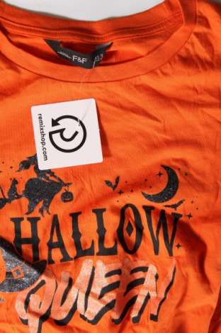 Γυναικείο t-shirt F&F, Μέγεθος M, Χρώμα Πορτοκαλί, Τιμή 4,58 €