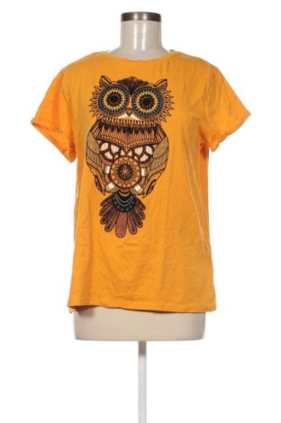 Γυναικείο t-shirt Fb Sister, Μέγεθος XL, Χρώμα Κίτρινο, Τιμή 7,00 €