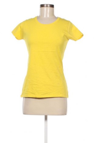 Γυναικείο t-shirt Fruit Of The Loom, Μέγεθος S, Χρώμα Κίτρινο, Τιμή 4,02 €