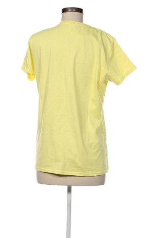 Дамска тениска Gildan, Размер L, Цвят Жълт, Цена 13,00 лв.