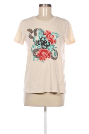 Damen T-Shirt Guess, Größe S, Farbe Ecru, Preis 22,27 €