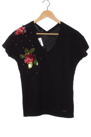 Γυναικείο t-shirt Guess, Μέγεθος XS, Χρώμα Μαύρο, Τιμή 9,86 €