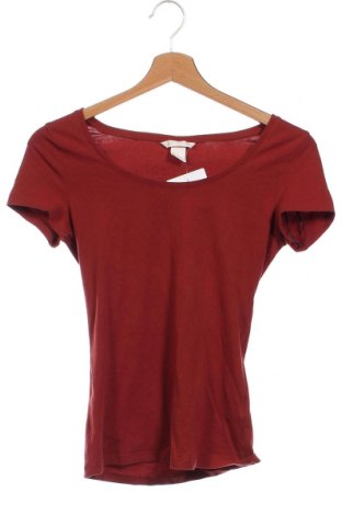 Дамска тениска H&M, Размер XS, Цвят Кафяв, Цена 8,21 лв.